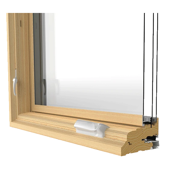 Pella Triple-Pane Window Cutaway